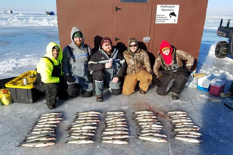 Ice Fishing with Green Bay Outfitters